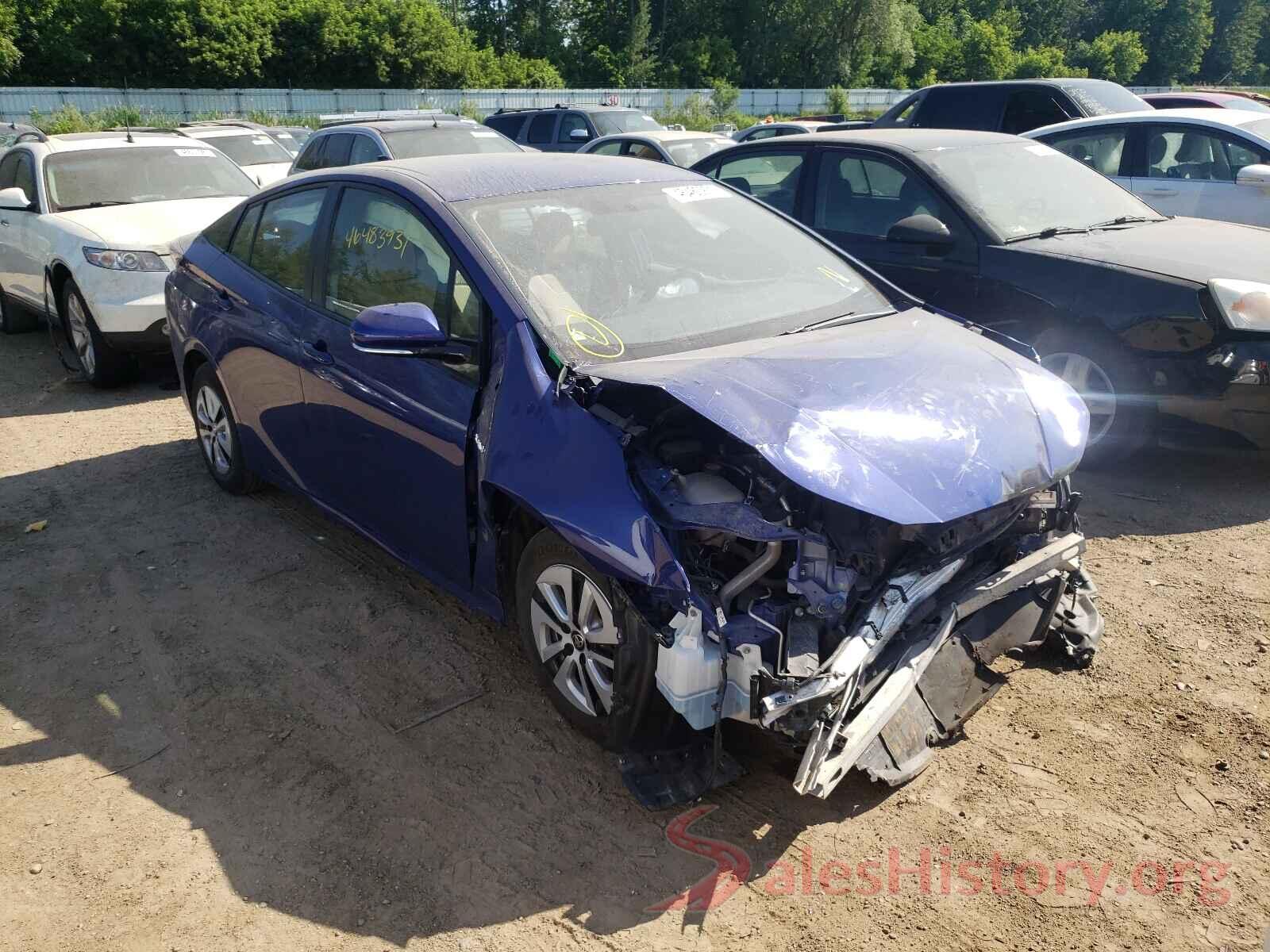 JTDKARFU9G3512482 2016 TOYOTA PRIUS