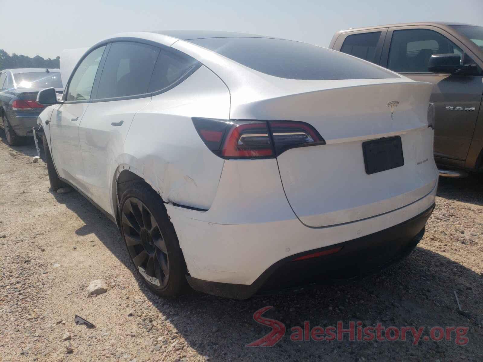 5YJYGDEE7MF100596 2021 TESLA MODEL Y