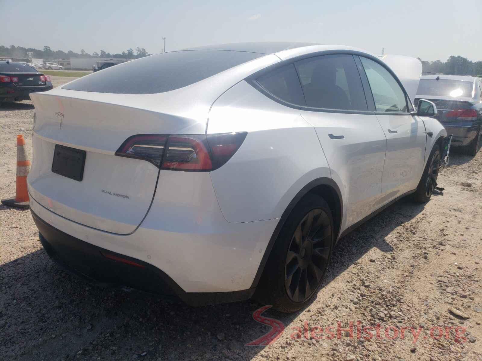 5YJYGDEE7MF100596 2021 TESLA MODEL Y