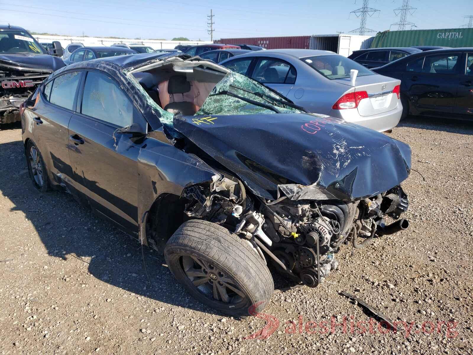 5NPD84LF6JH383593 2018 HYUNDAI ELANTRA