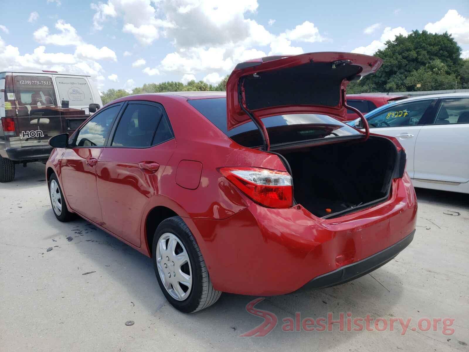 2T1BURHEXGC706409 2016 TOYOTA COROLLA