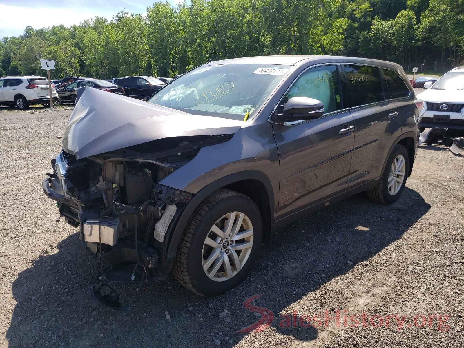 5TDBKRFH2GS264865 2016 TOYOTA HIGHLANDER