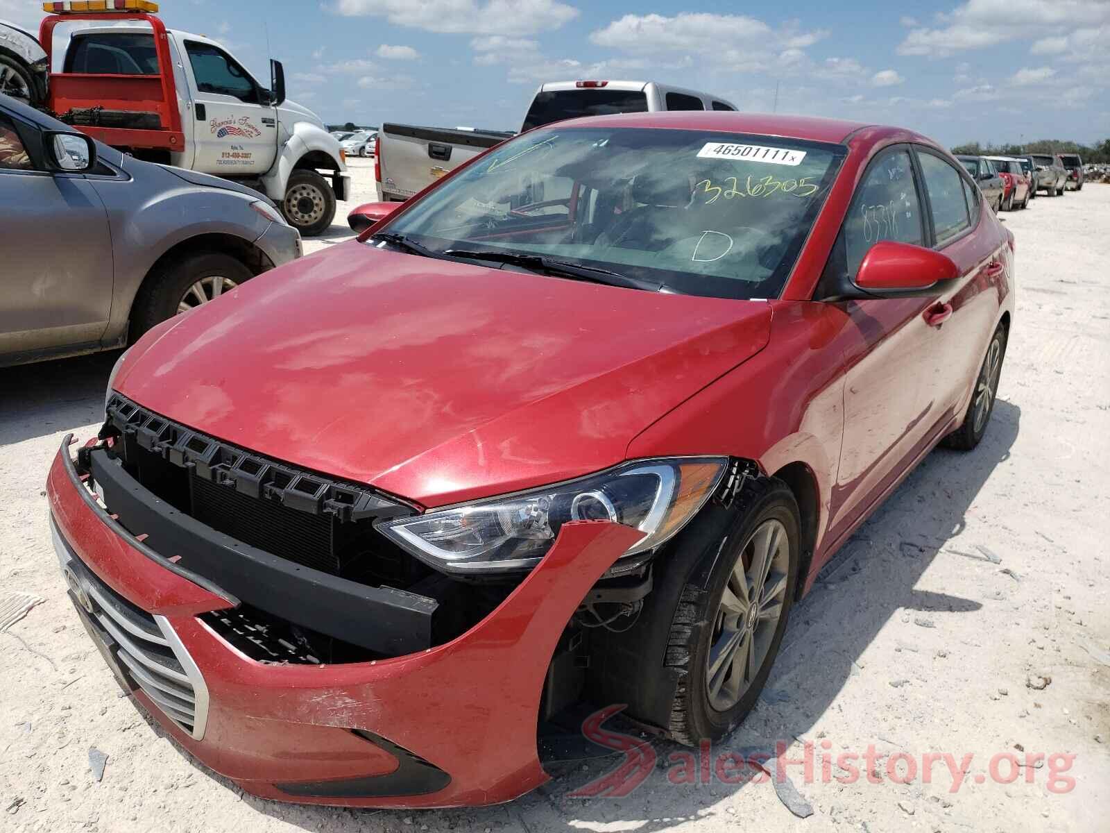 5NPD84LF9JH326305 2018 HYUNDAI ELANTRA