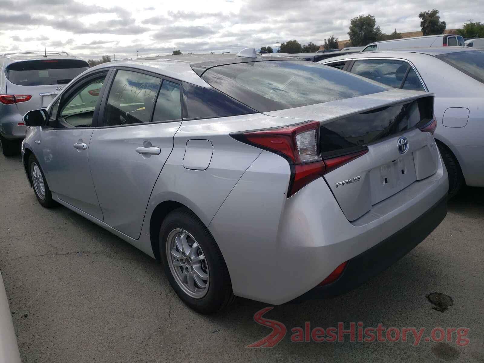 JTDKARFU6L3116844 2020 TOYOTA PRIUS