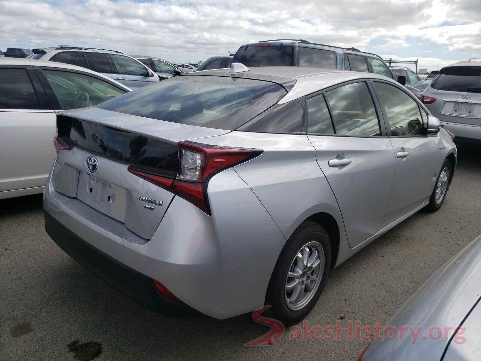 JTDKARFU6L3116844 2020 TOYOTA PRIUS