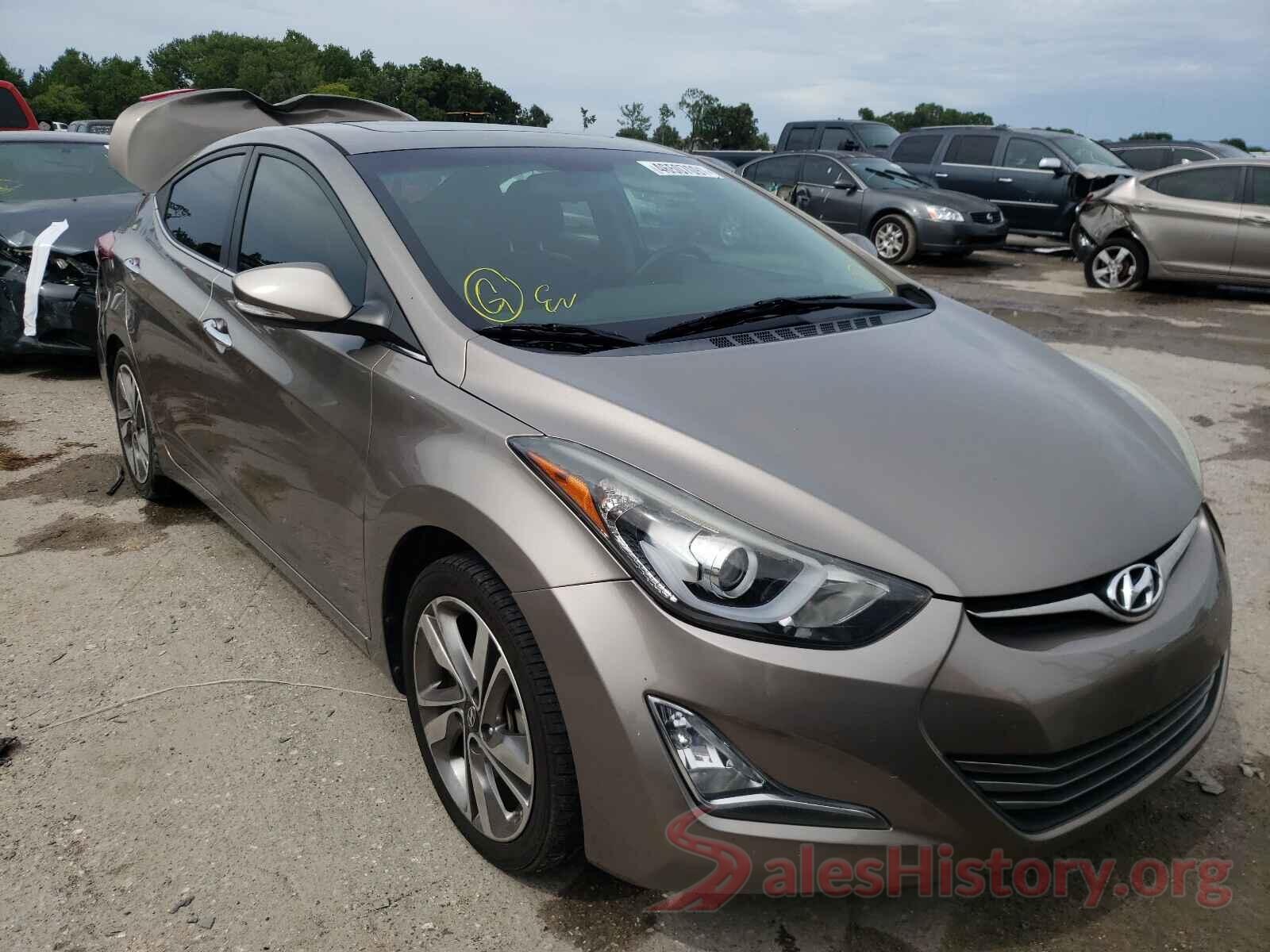 5NPDH4AE4GH772493 2016 HYUNDAI ELANTRA