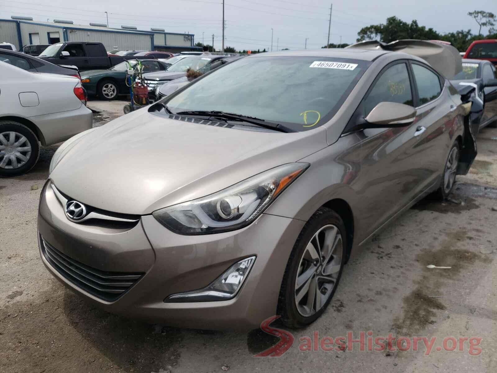 5NPDH4AE4GH772493 2016 HYUNDAI ELANTRA