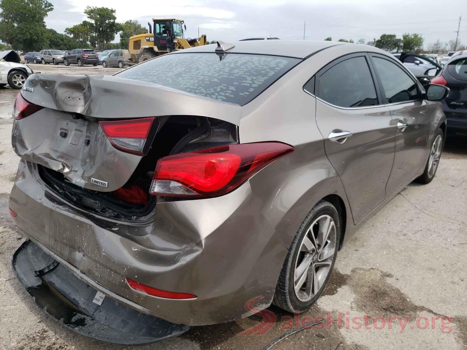 5NPDH4AE4GH772493 2016 HYUNDAI ELANTRA