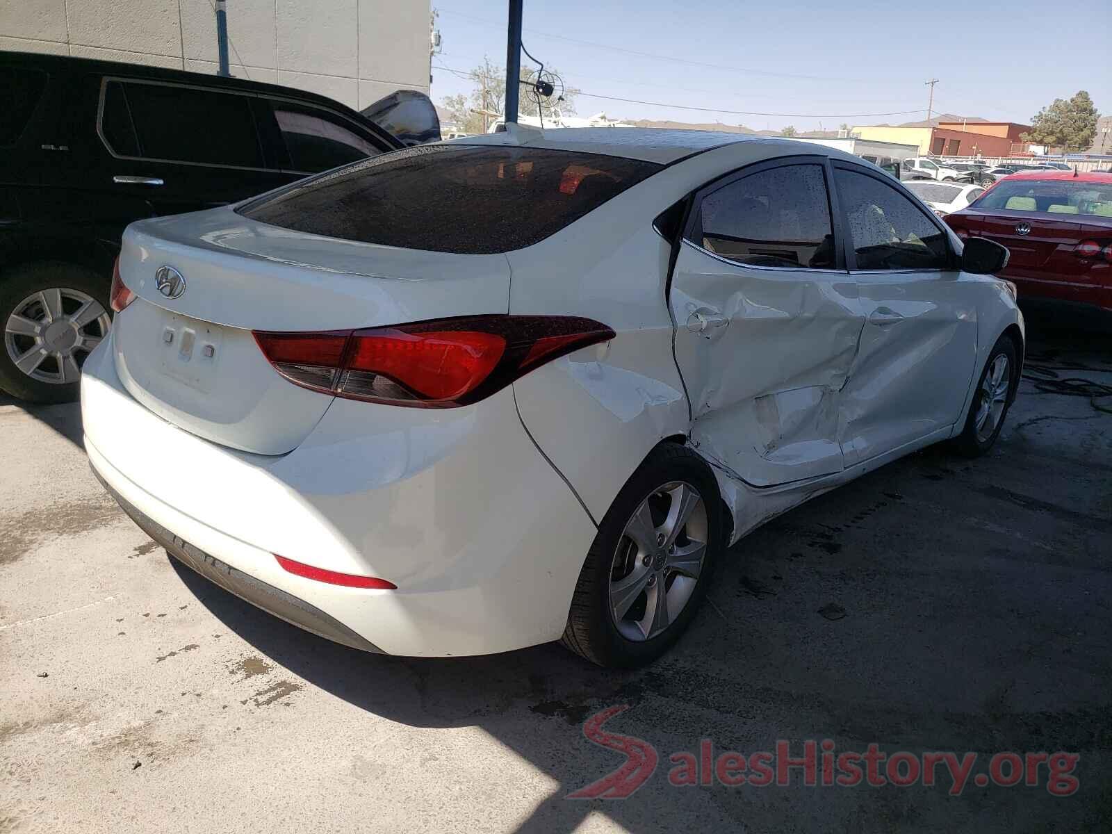 5NPDH4AE1GH786688 2016 HYUNDAI ELANTRA