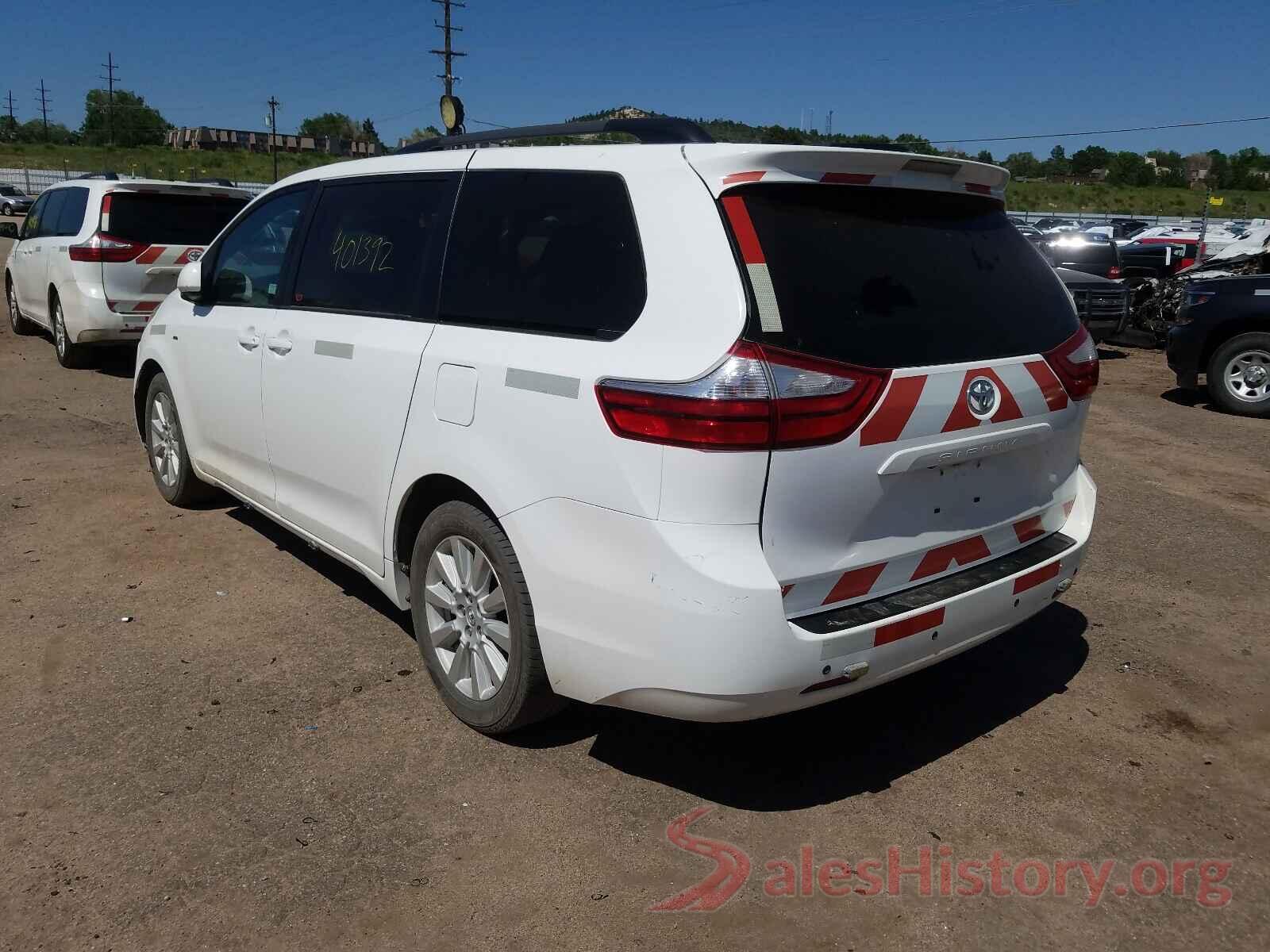 5TDJZ3DC6HS162157 2017 TOYOTA SIENNA