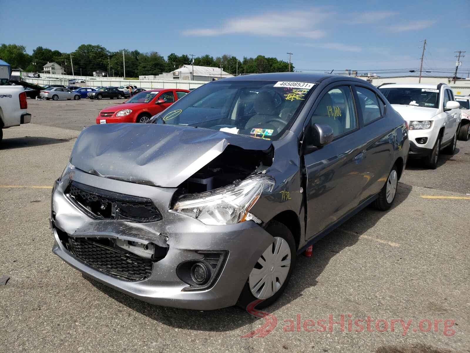 ML32F3FJ1LHF01645 2020 MITSUBISHI MIRAGE