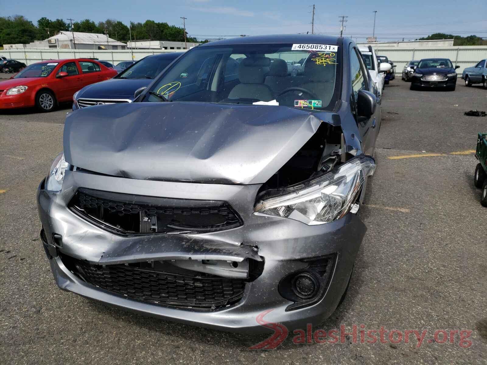 ML32F3FJ1LHF01645 2020 MITSUBISHI MIRAGE