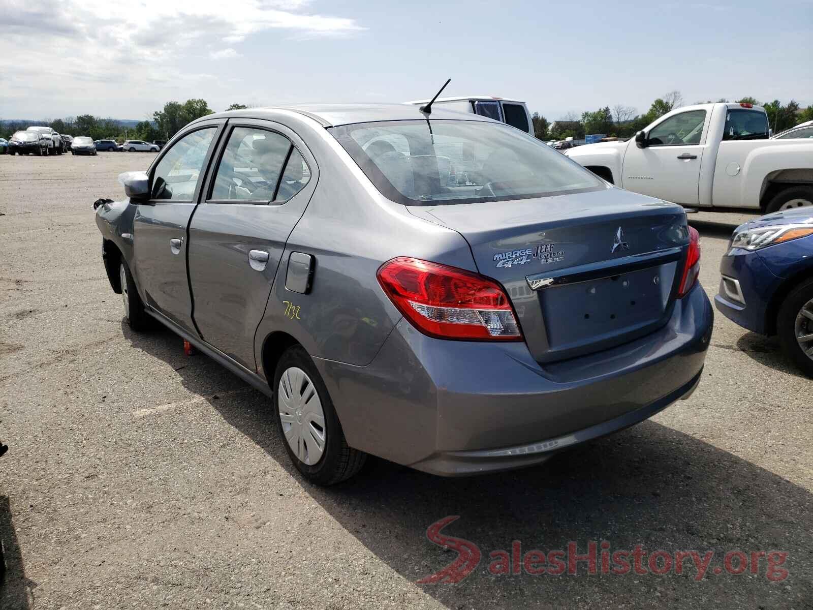 ML32F3FJ1LHF01645 2020 MITSUBISHI MIRAGE