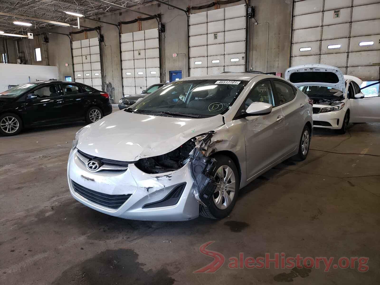 5NPDH4AE2GH703348 2016 HYUNDAI ELANTRA