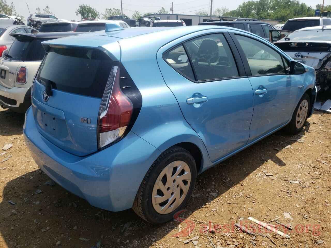 JTDKDTB39G1133043 2016 TOYOTA PRIUS