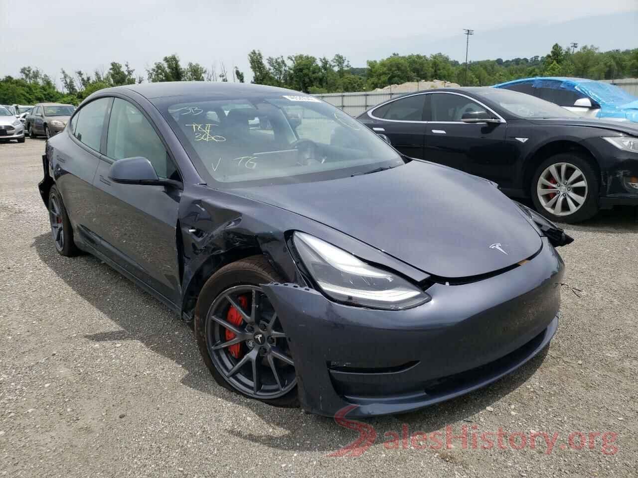 5YJ3E1EB1NF175560 2022 TESLA MODEL 3