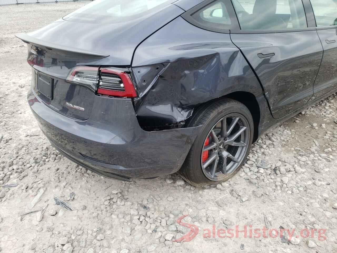 5YJ3E1EB1NF175560 2022 TESLA MODEL 3