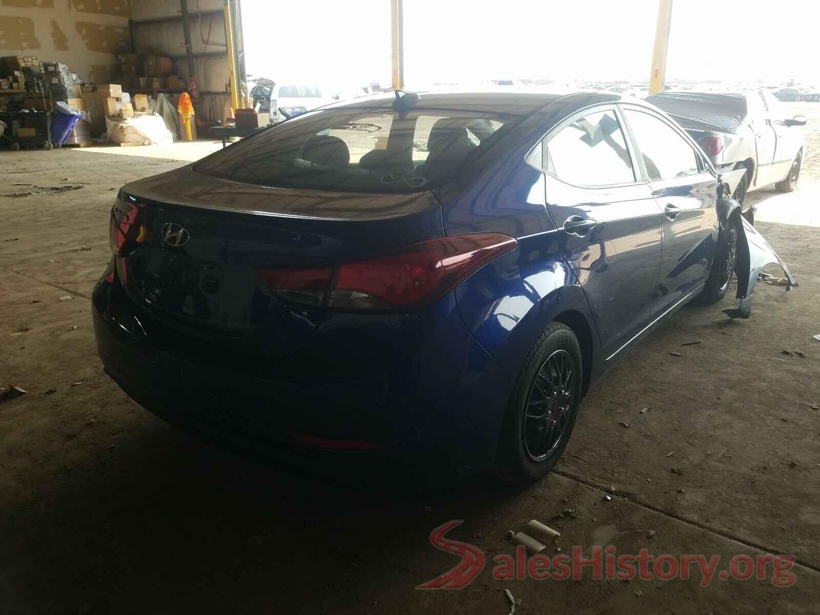 5NPDH4AE1GH681536 2016 HYUNDAI ELANTRA