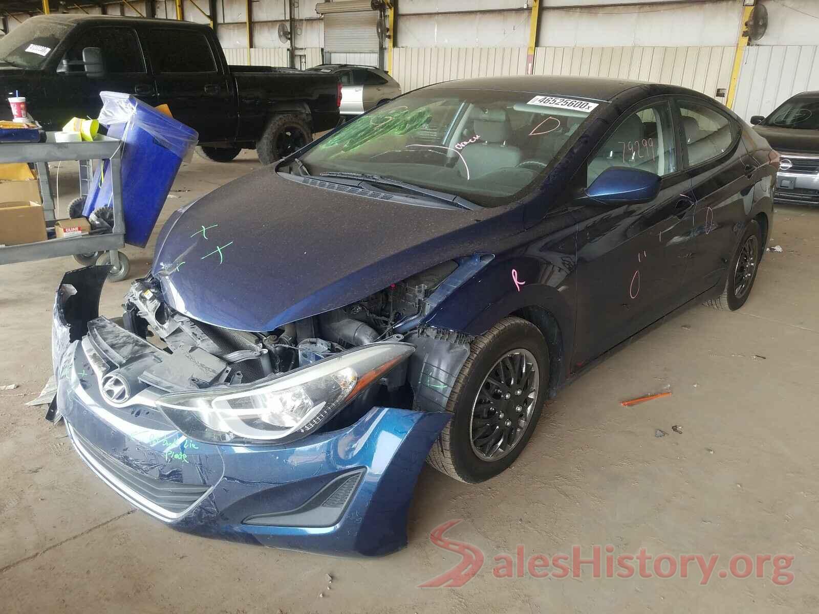 5NPDH4AE1GH681536 2016 HYUNDAI ELANTRA