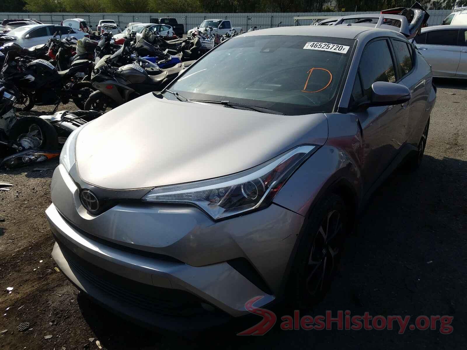 NMTKHMBX3JR015205 2018 TOYOTA C-HR