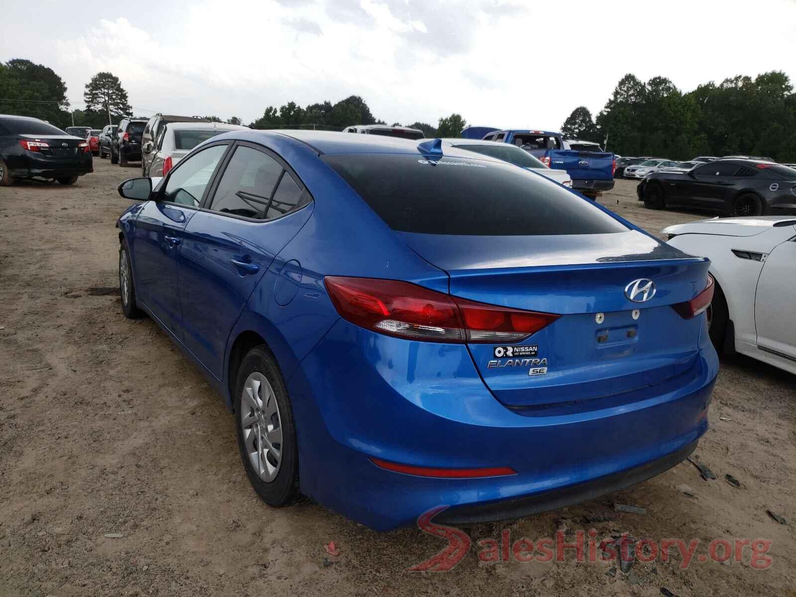 KMHD74LF6HU395886 2017 HYUNDAI ELANTRA