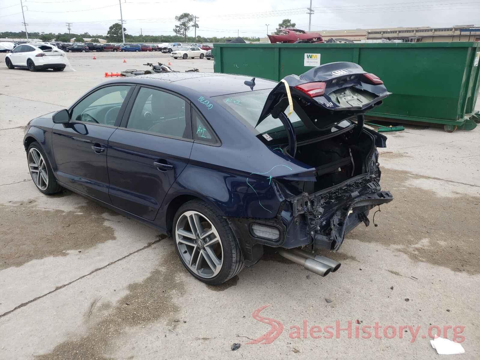 WAUAUGFF2H1075301 2017 AUDI A3