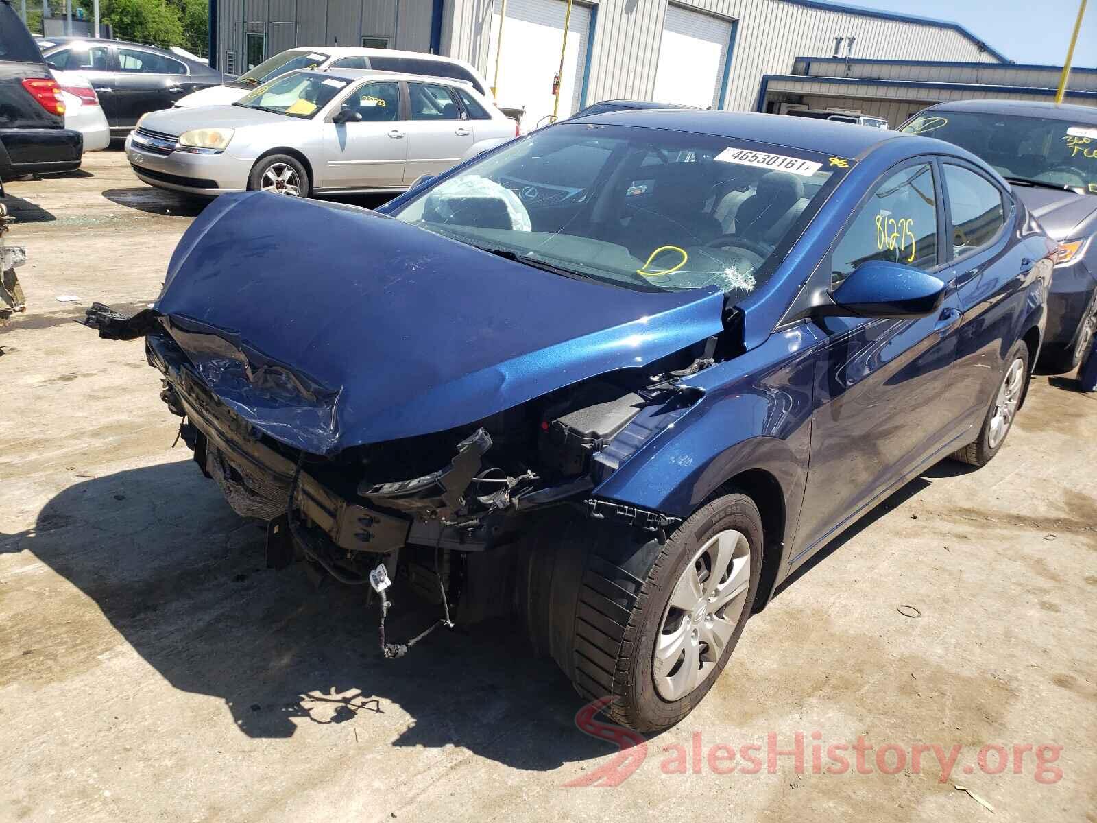 5NPDH4AE6GH720833 2016 HYUNDAI ELANTRA