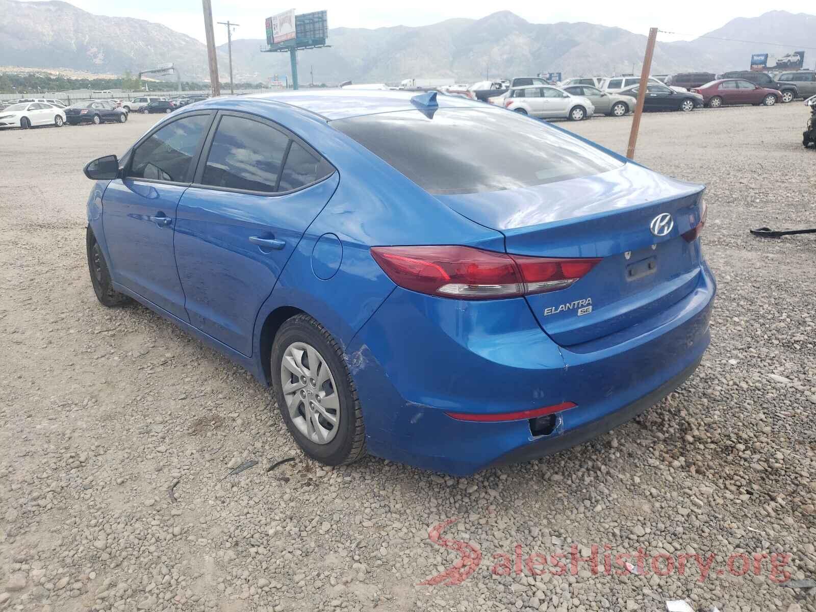 KMHD74LF4HU338800 2017 HYUNDAI ELANTRA