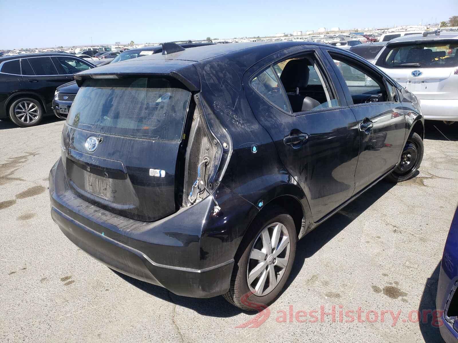 JTDKDTB36H1592354 2017 TOYOTA PRIUS