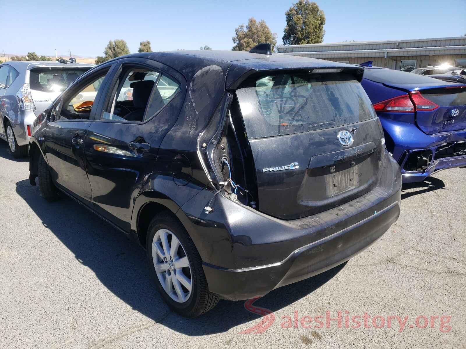 JTDKDTB36H1592354 2017 TOYOTA PRIUS