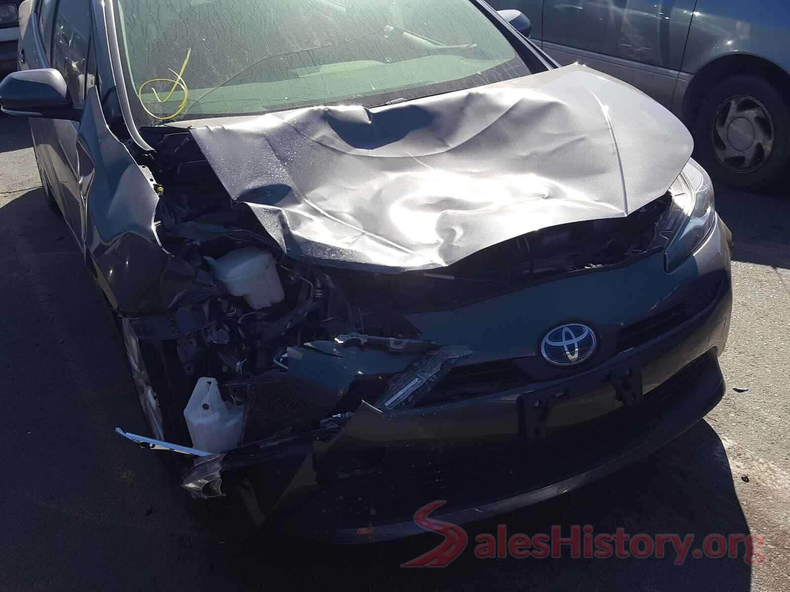 JTDKARFU5K3087996 2019 TOYOTA PRIUS