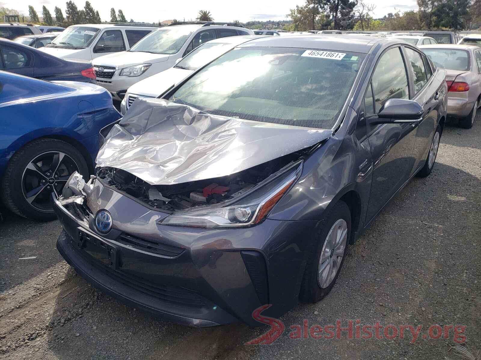 JTDKARFU5K3087996 2019 TOYOTA PRIUS