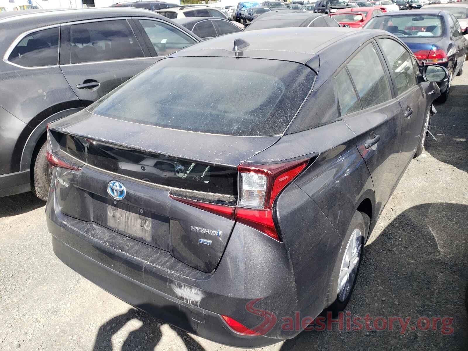 JTDKARFU5K3087996 2019 TOYOTA PRIUS