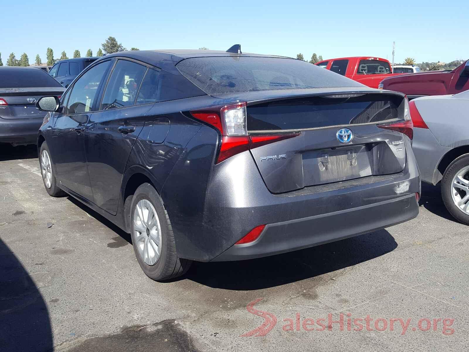 JTDKARFU5K3087996 2019 TOYOTA PRIUS