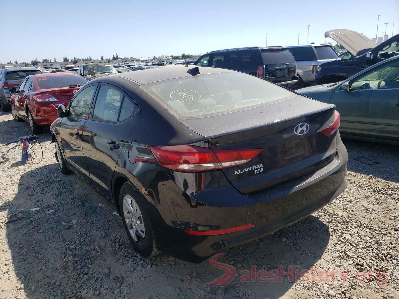 5NPD74LF0HH162309 2017 HYUNDAI ELANTRA