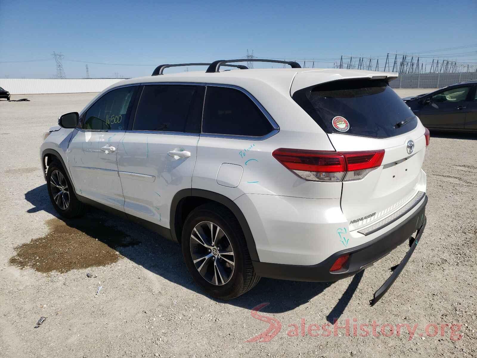 5TDZARFH0KS061015 2019 TOYOTA HIGHLANDER