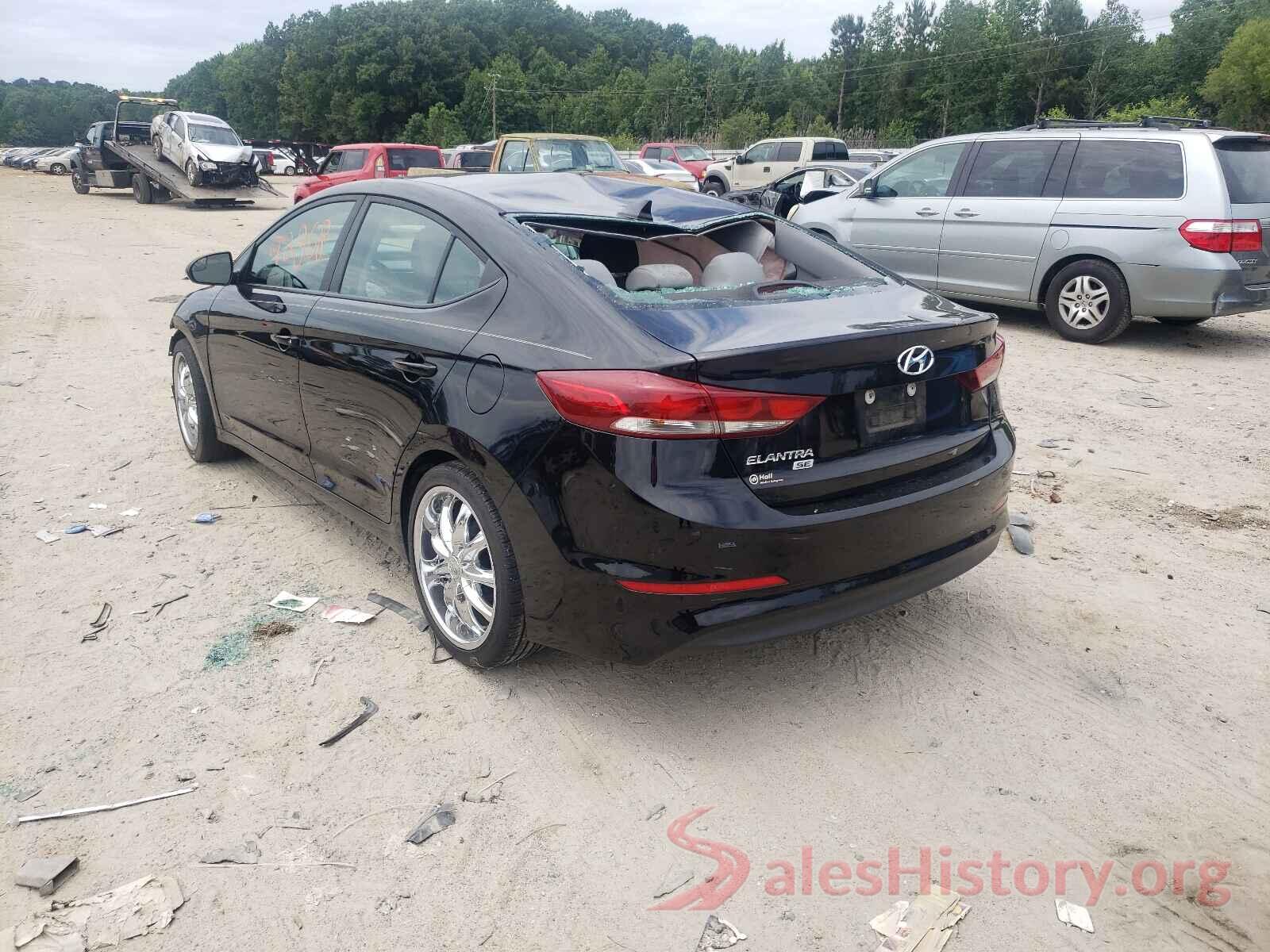 KMHD74LF1HU078145 2017 HYUNDAI ELANTRA