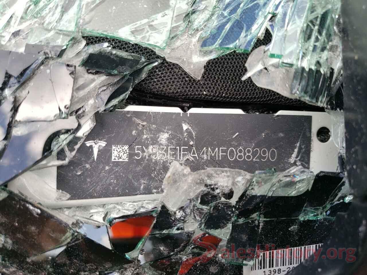 5YJ3E1EA4MF088290 2021 TESLA MODEL 3