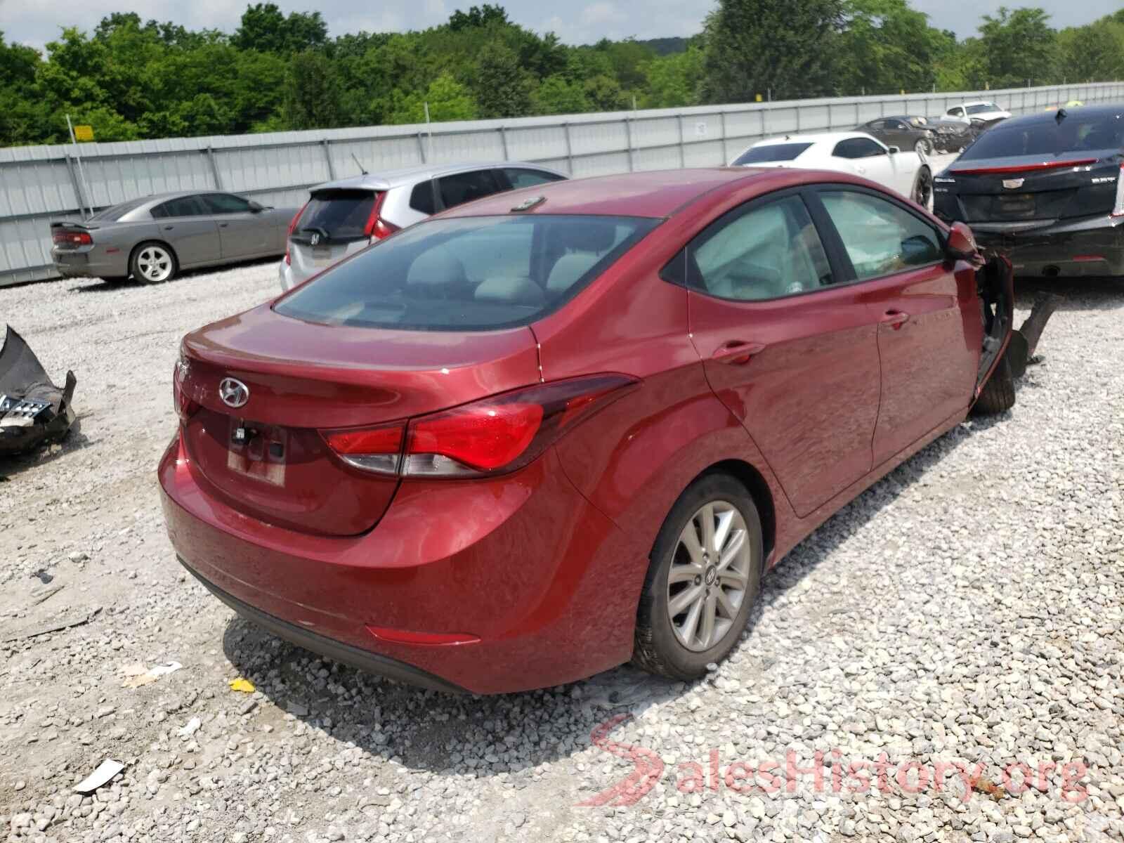 5NPDH4AE7GH657127 2016 HYUNDAI ELANTRA