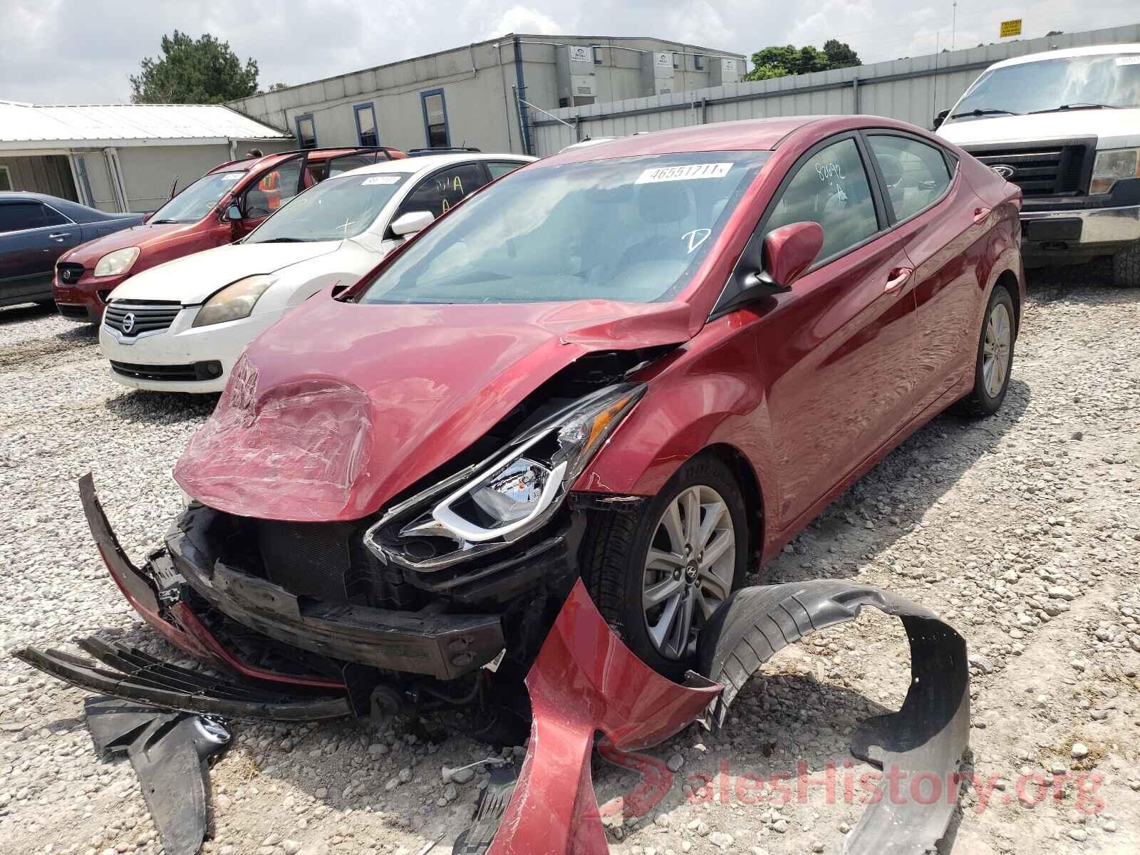 5NPDH4AE7GH657127 2016 HYUNDAI ELANTRA