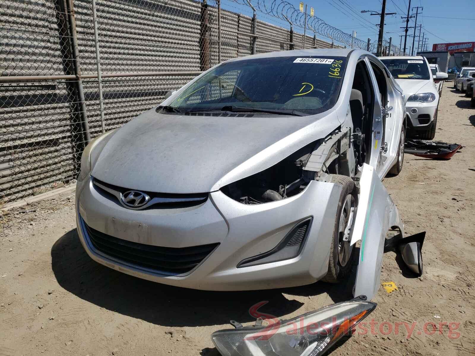 5NPDH4AE9GH666427 2016 HYUNDAI ELANTRA