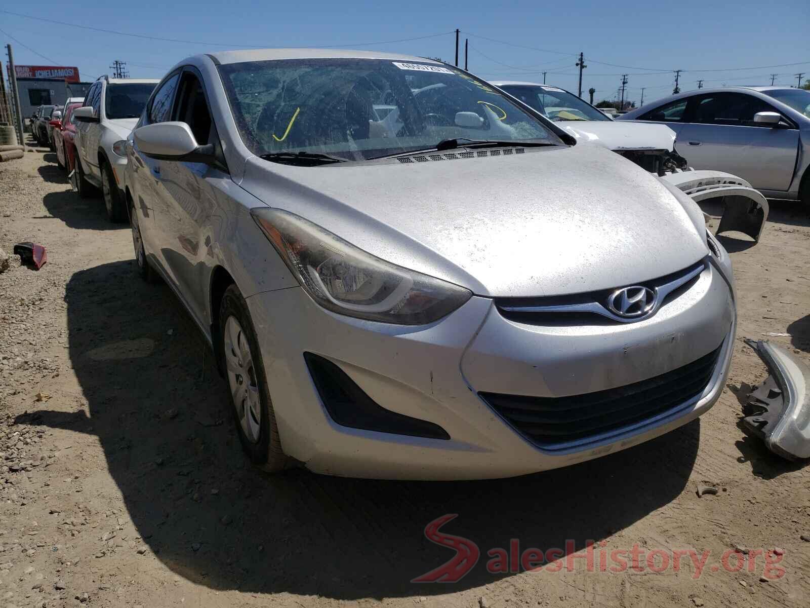 5NPDH4AE9GH666427 2016 HYUNDAI ELANTRA