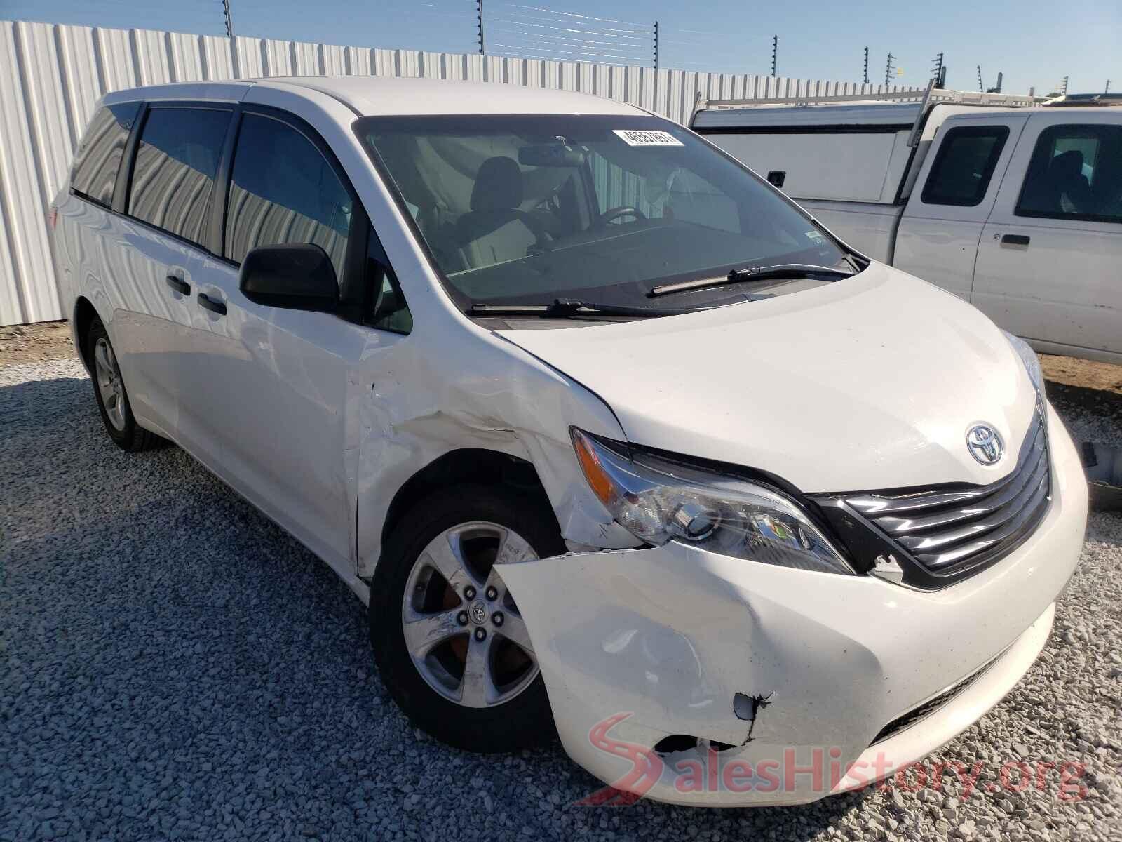 5TDZZ3DC1HS867855 2017 TOYOTA SIENNA