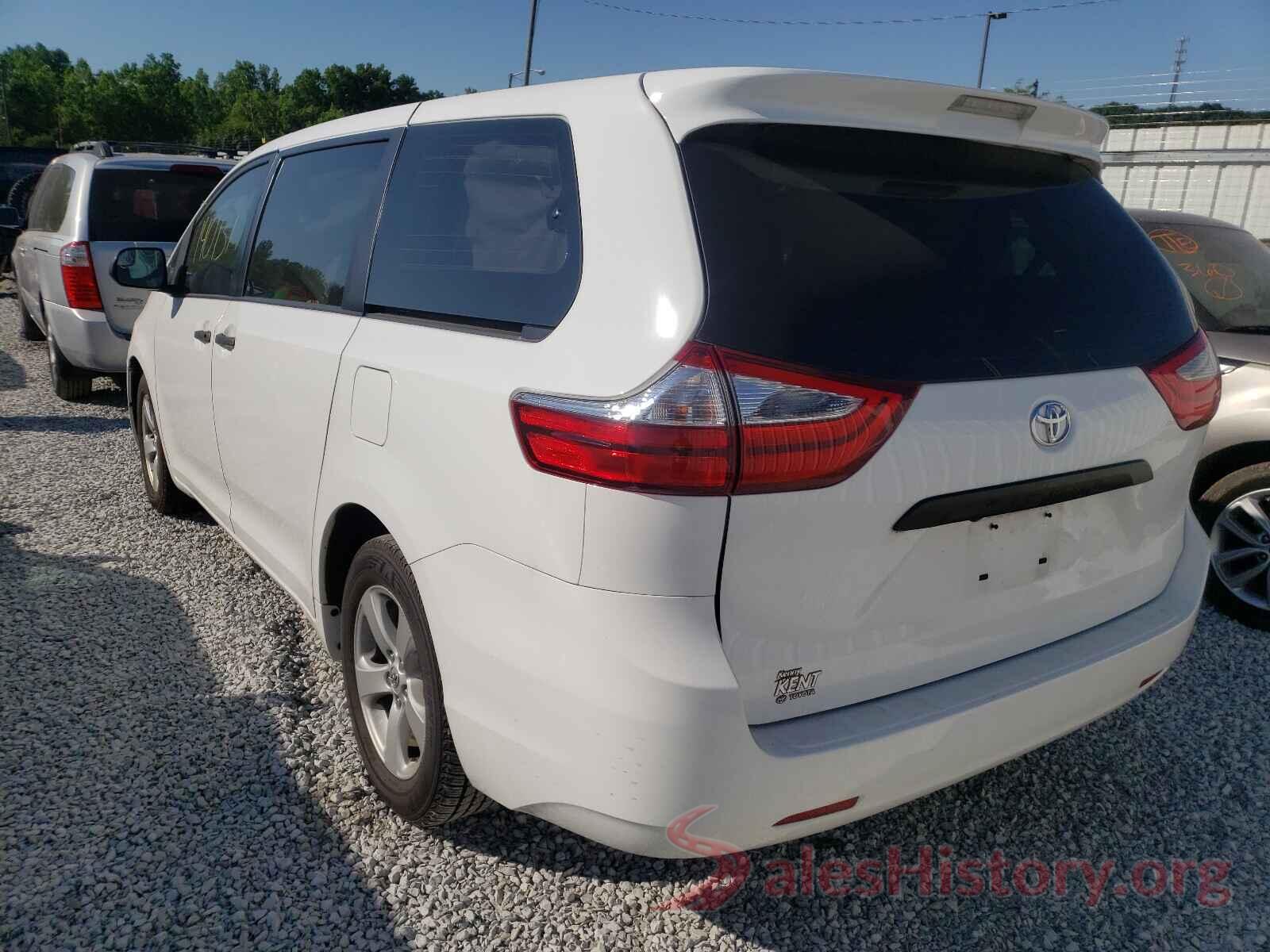 5TDZZ3DC1HS867855 2017 TOYOTA SIENNA