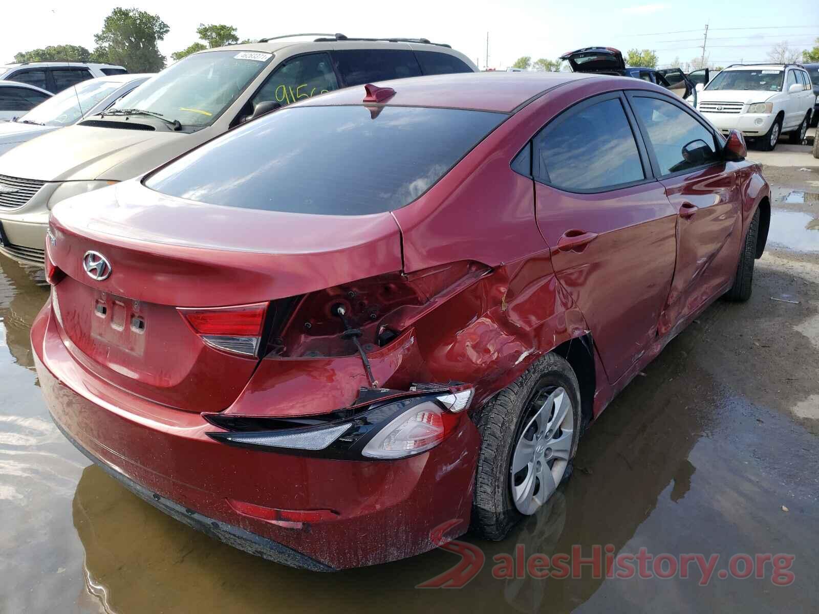 5NPDH4AE0GH781563 2016 HYUNDAI ELANTRA