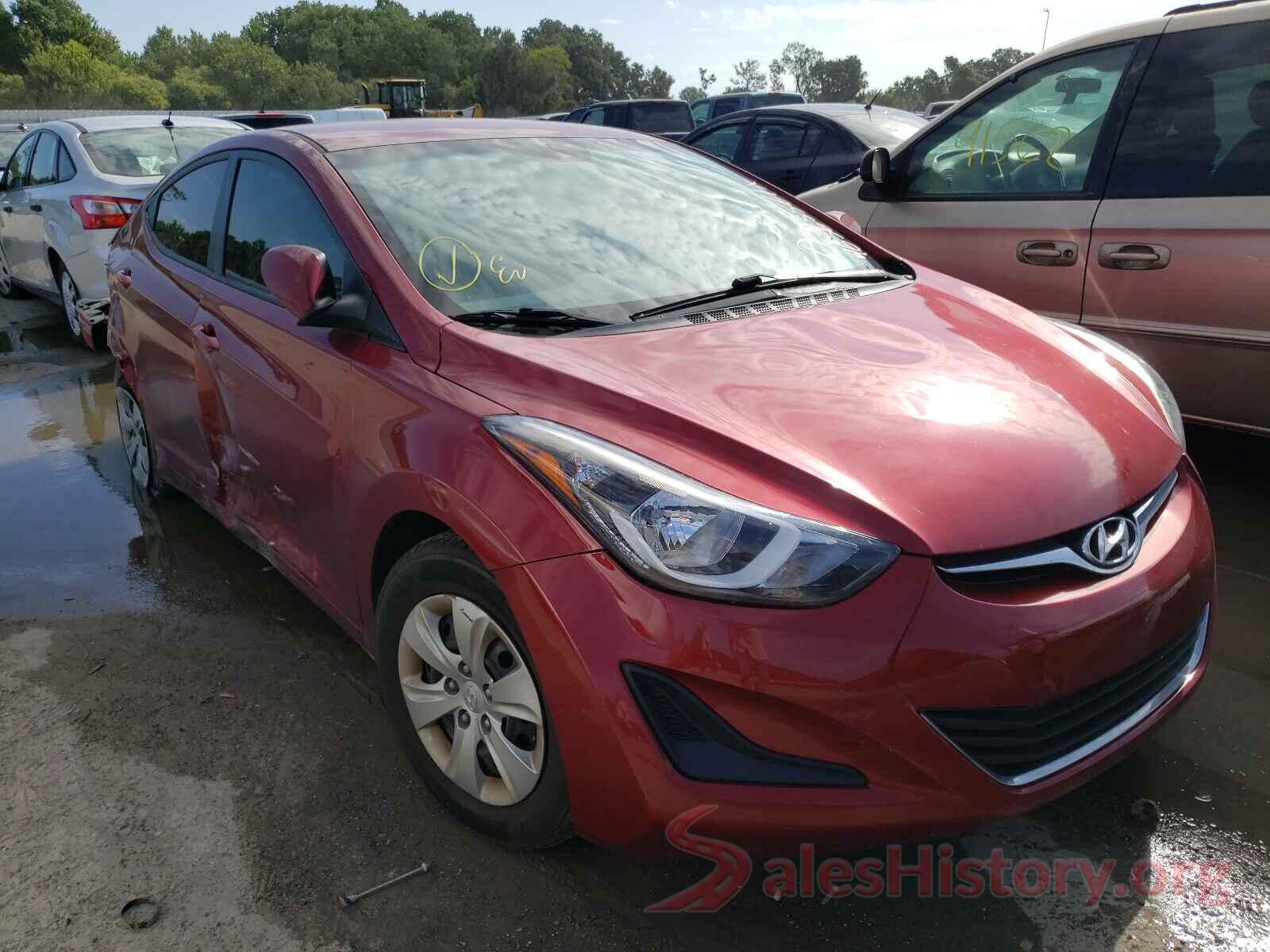 5NPDH4AE0GH781563 2016 HYUNDAI ELANTRA