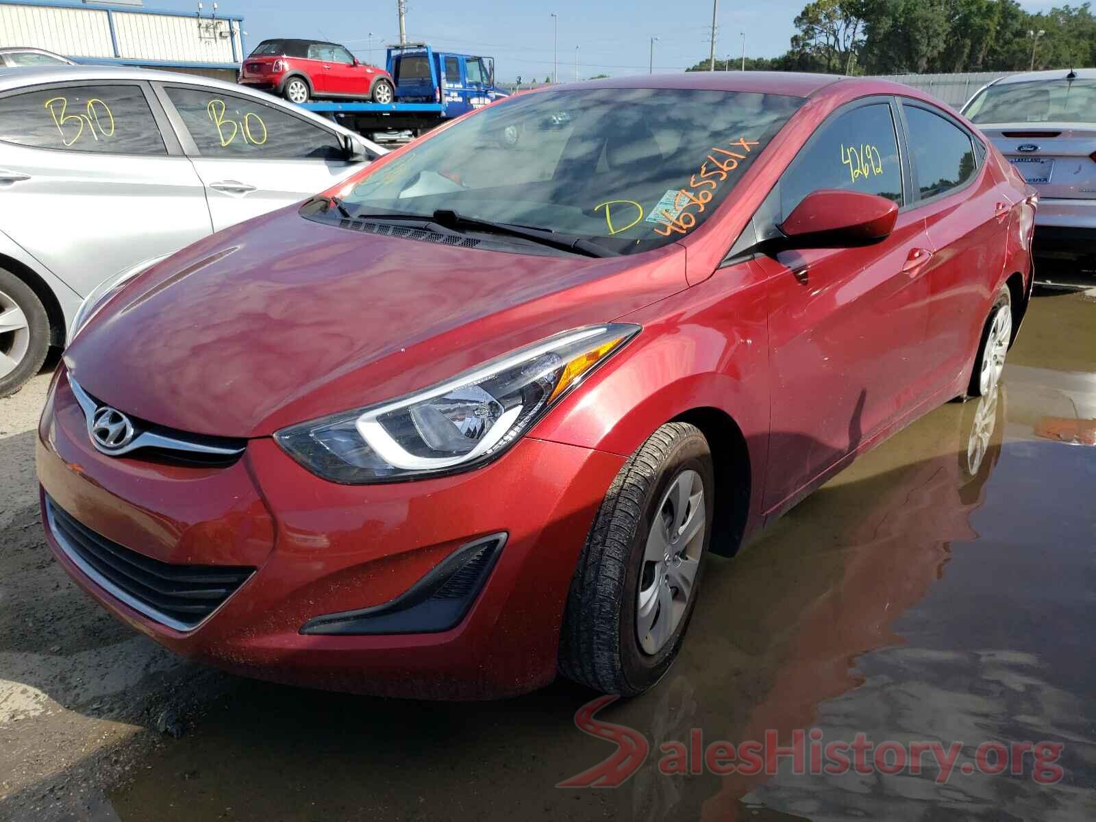 5NPDH4AE0GH781563 2016 HYUNDAI ELANTRA