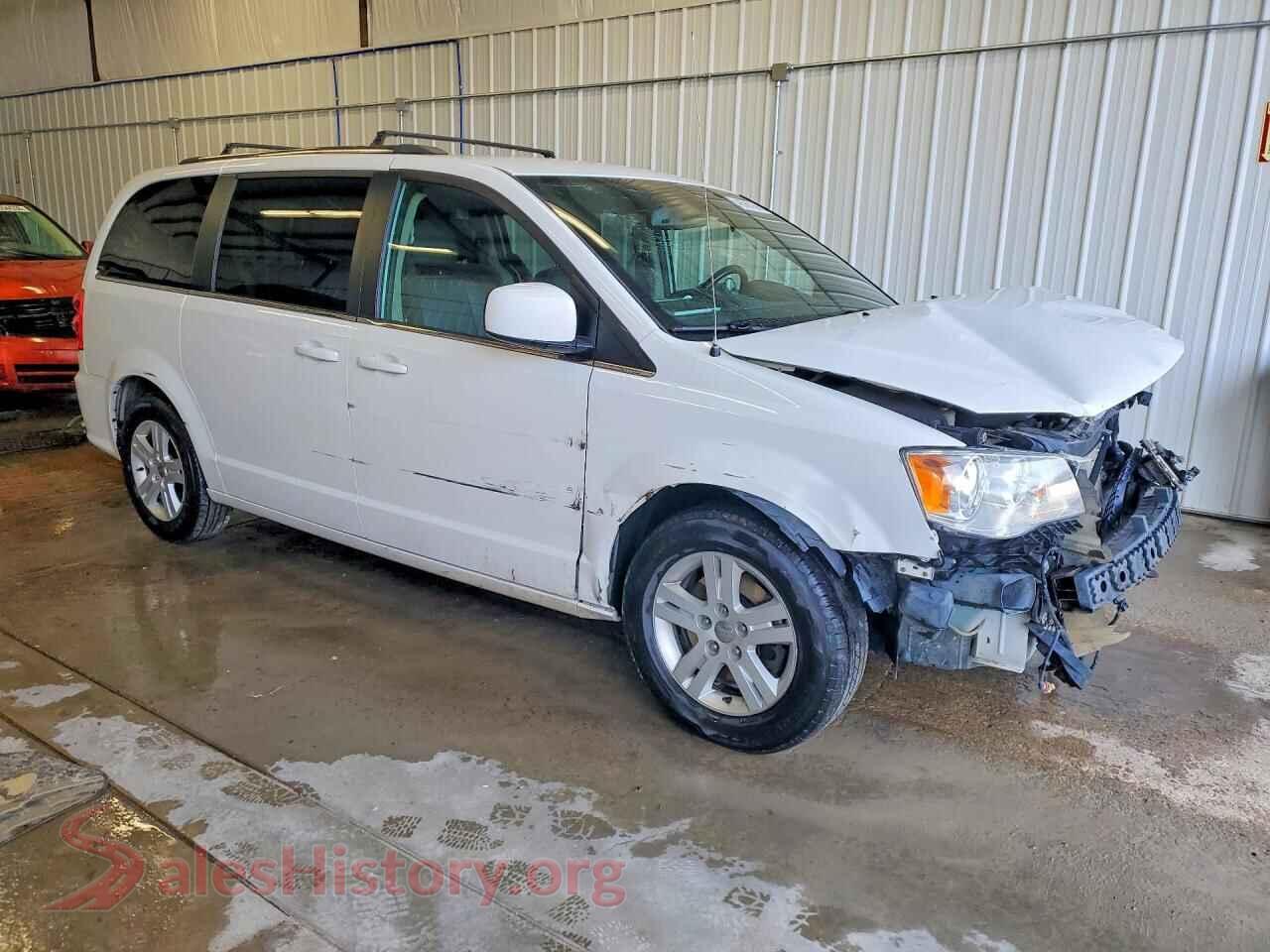 2019 DODGE CARAVAN VIN 2C4RDGCG5KR771754, rear 3/4 view