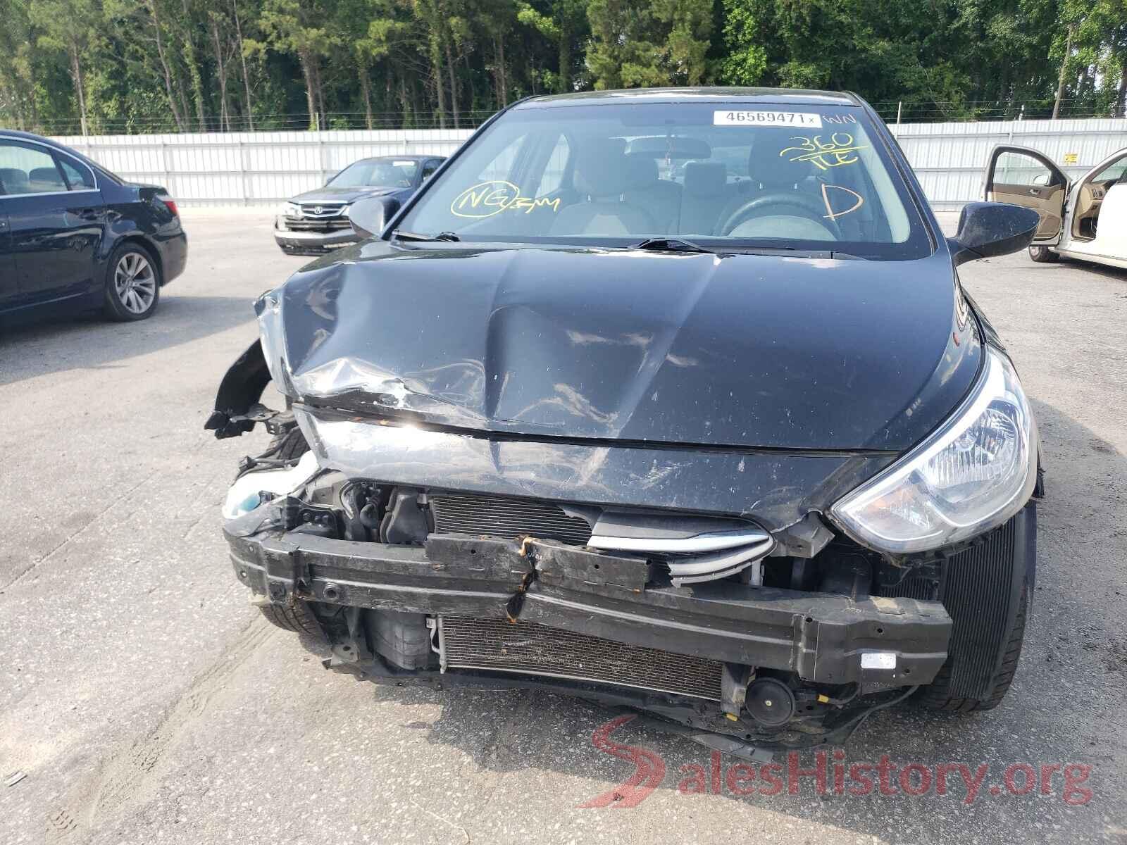 KMHCT4AE6GU150571 2016 HYUNDAI ACCENT