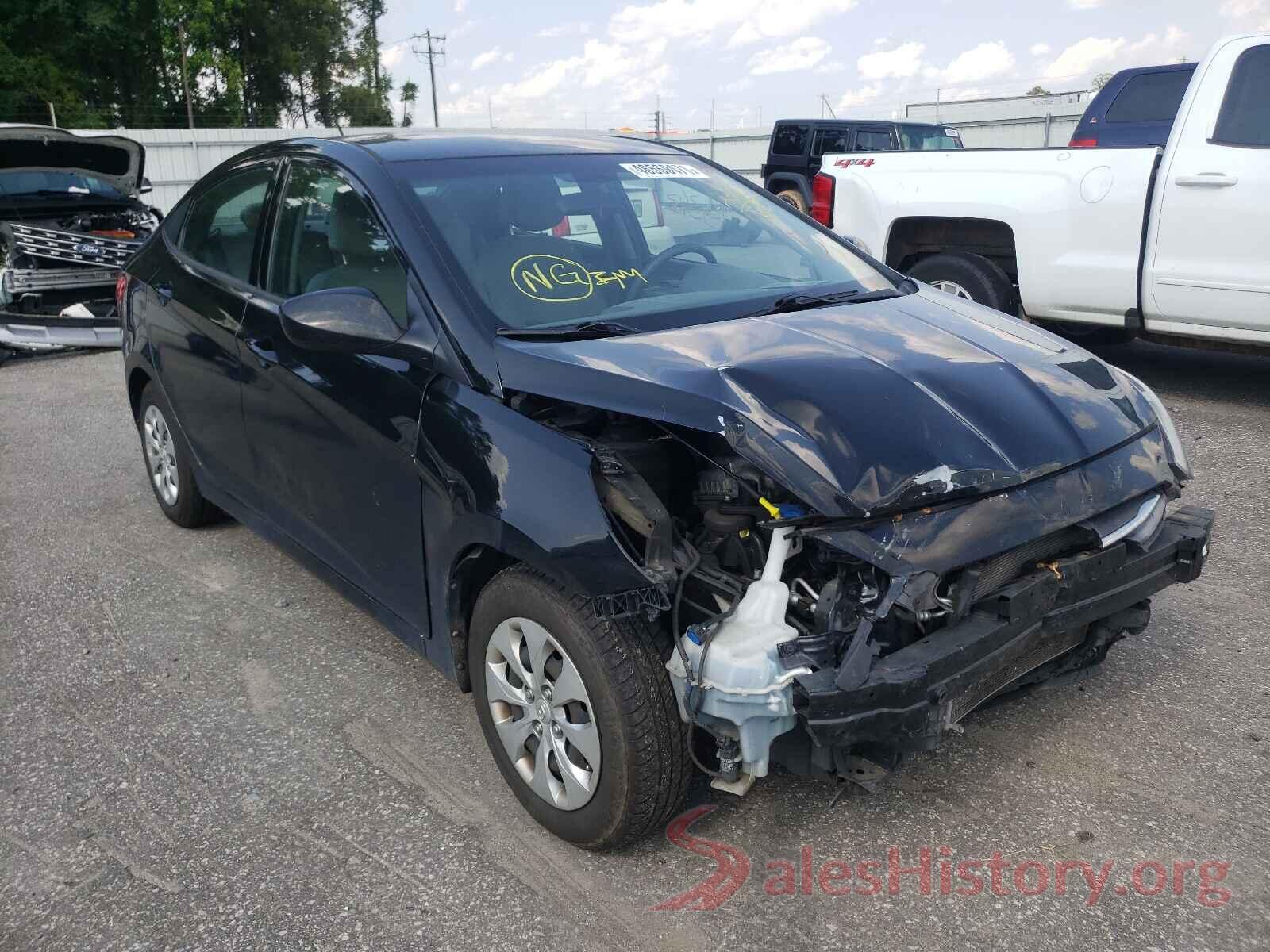 KMHCT4AE6GU150571 2016 HYUNDAI ACCENT